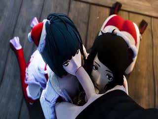 [同人极品女神]夜一碎蜂新岛真妮可合集#动漫#3D