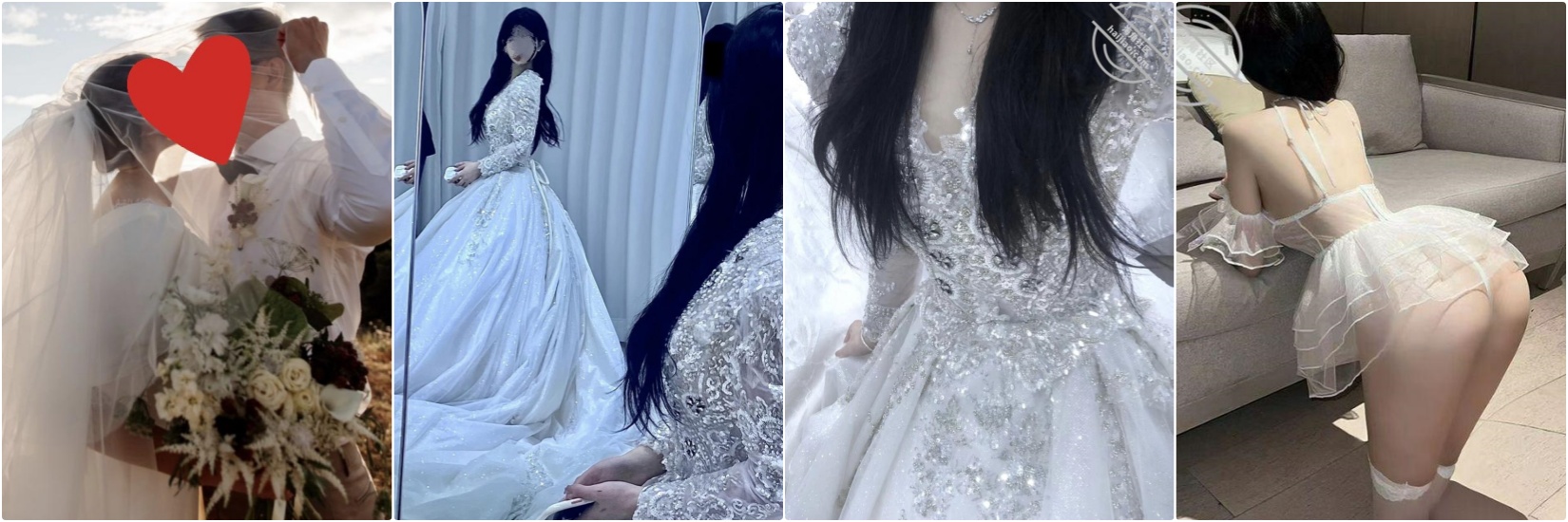 ✅海角『新婚骚弟媳』竟是曾经的炮友 拿捏弟媳沦为专属母狗 婚纱照前口爆吞精 小母狗嘴当逼来操