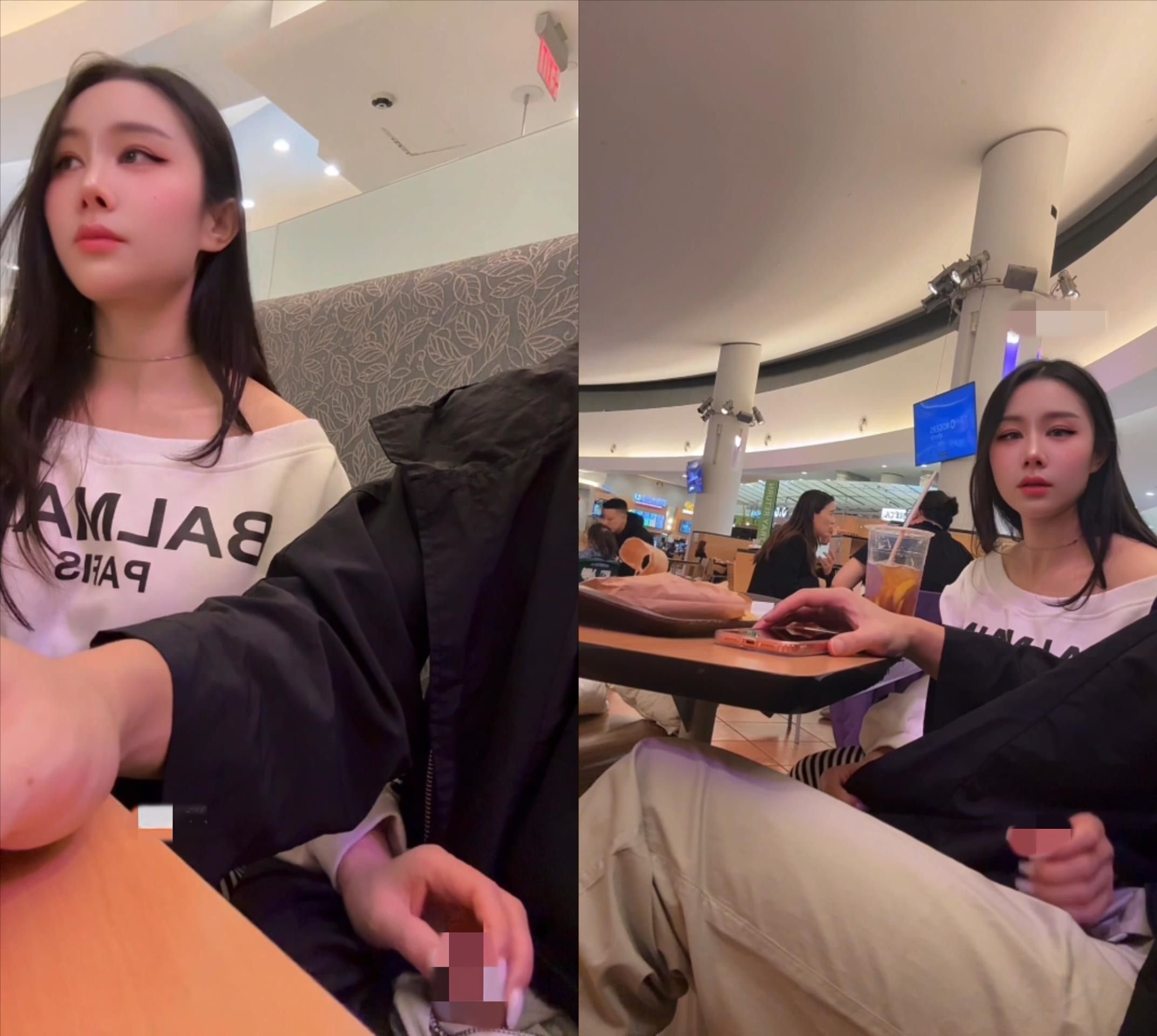 绿帽女神 汐梦瑶 最新《大食堂户外挑战》